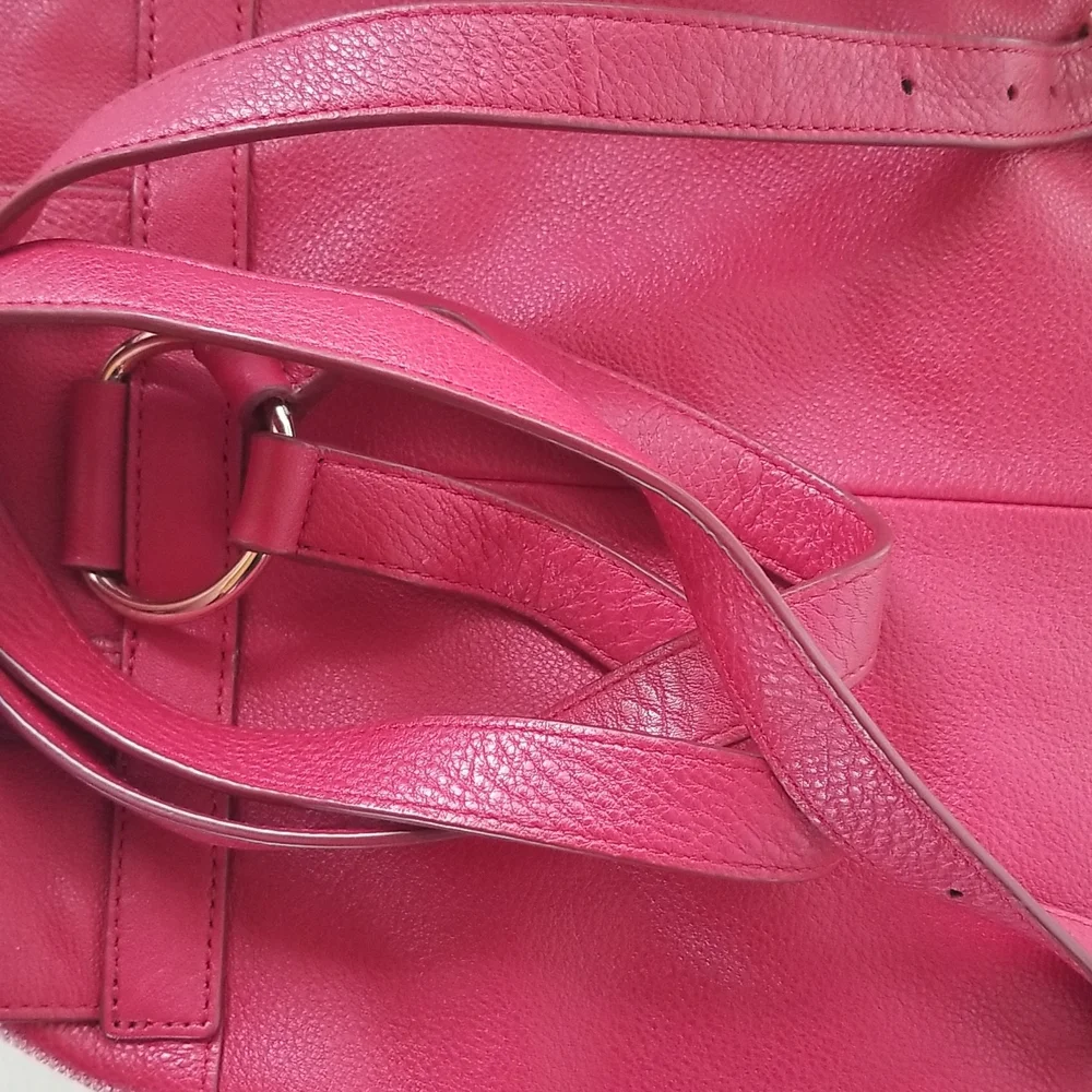 Coach Billie Leather Backpack in Classic Red